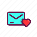 chat, communication, envelope, letter, mail, message, valentine