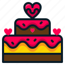 birthday, cake, dessert, heart, love, romantic, valentine