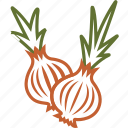 onion, onion salad, vegetables icon