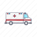 ambulance, emergency, hospital, vehicle