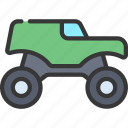 monster, truck, box, transportation, vehicle, derby, large