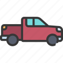 truck, transportation, vehicle, pickup, transport