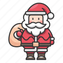 holiday, december, santa, winter, celebration, christmas