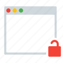 application, interface, protect, secure, unlock, window