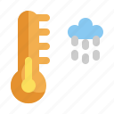 climate, forecast, rain, rainy, thermometer, weather