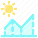 chart, graph, sun, weather