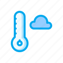 cloud, cloudy, equipment, heat, temperature, thermometer, weather