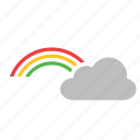 cloud, meteorology, rainbow, weather