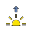 meteorology, morning, sign, sun, sunrise, weather