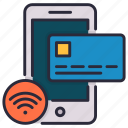 payment, wireless, contactless, mobile, signal, connection, phone