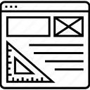 css, web, web classes, website blueprint, wireframe