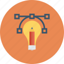 bulb, business, idea, light, marketing, money, solution icon