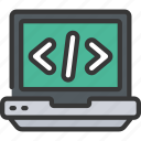 laptop, coding, computer, code, programming