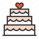 cake, love, wedding, wedding cake