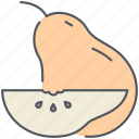 pear, food, fruit, healthy, kitchen, organic, vegan