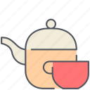 tea, cup, drink, food, healthy, kitchen, teapot