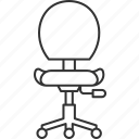 chair, swivel, seat, office, furniture