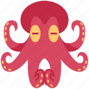 octopus, animal, sea, fish, ocean, wildlife, aquatic