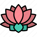 yoga, lotus, flower, spa, nature, blossom