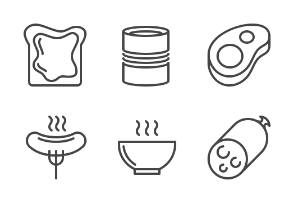 iOS icons - Foods