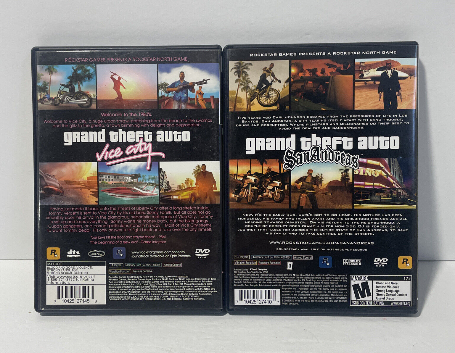 Mavin | Grand Theft Auto Vice City and San Andreas CIB COMPLETE Tested ...