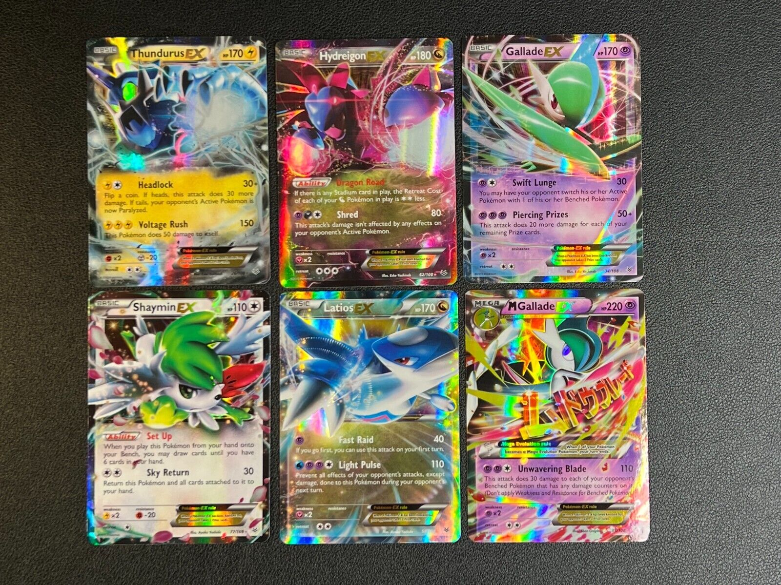 Mavin | TCG Pokemon Roaring Skies Gallade Wally Thundurus EX Mega ...