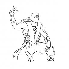 Ninja Gaiden Coloring Pages