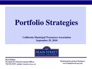 PPT - Investment Strategies for Fidelity Portfolio PowerPoint ...