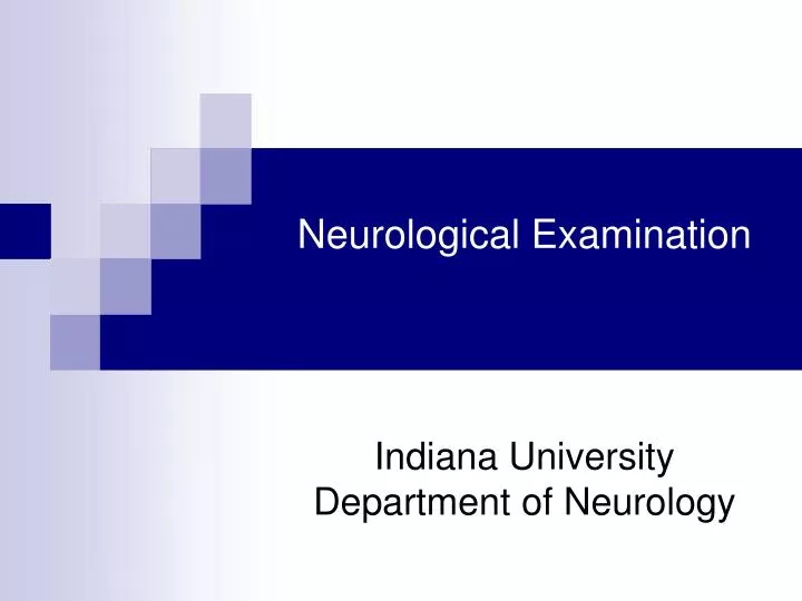 neurological examination