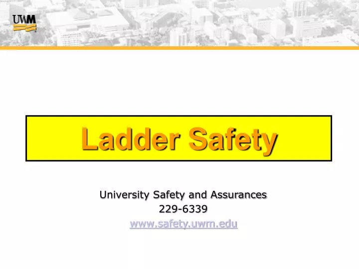 ladder safety