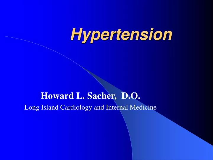 hypertension