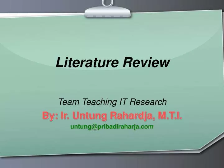 literature review