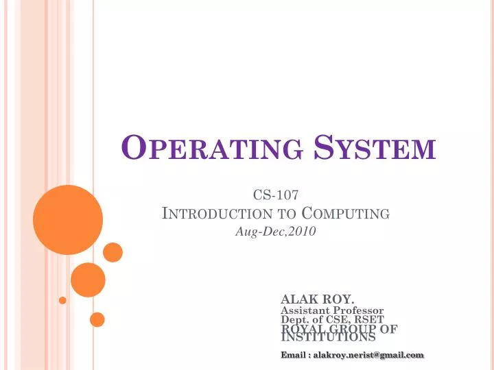 operating system