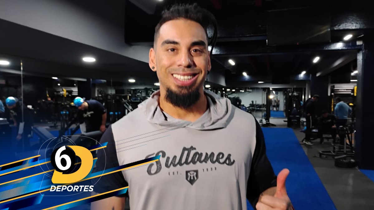 Sebastián Elizalde, pelotero de Sultanes para la LMB 2025 / Tomás López