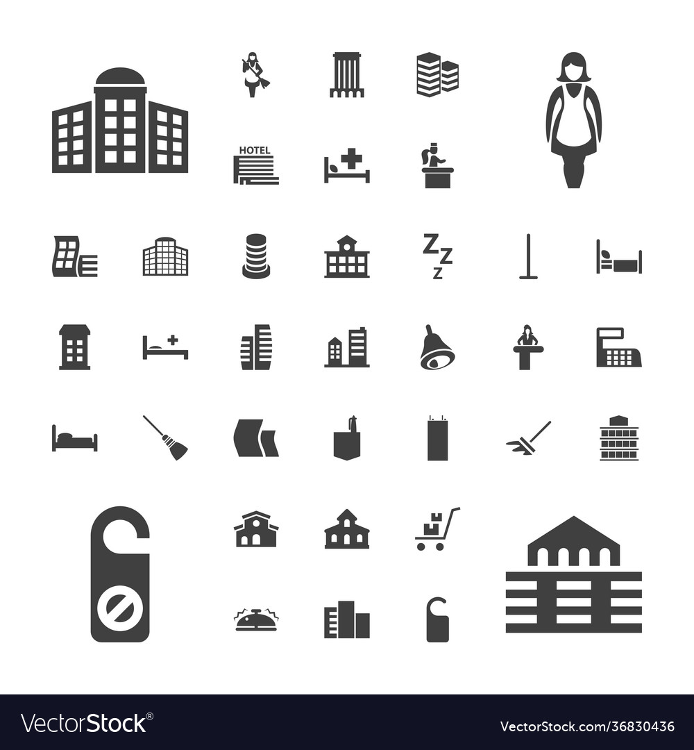 37 hotel icons