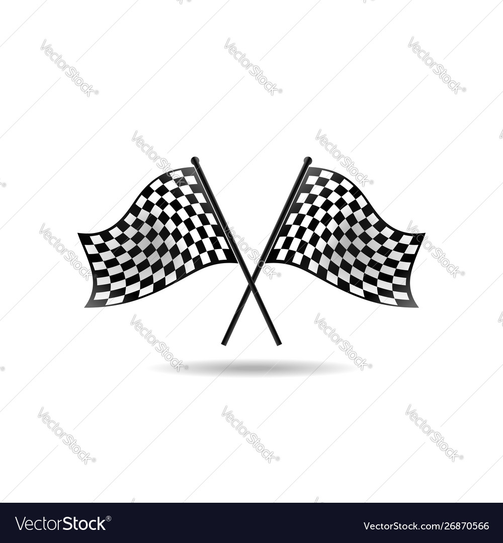 Checkered flag Royalty Free Vector Image - VectorStock