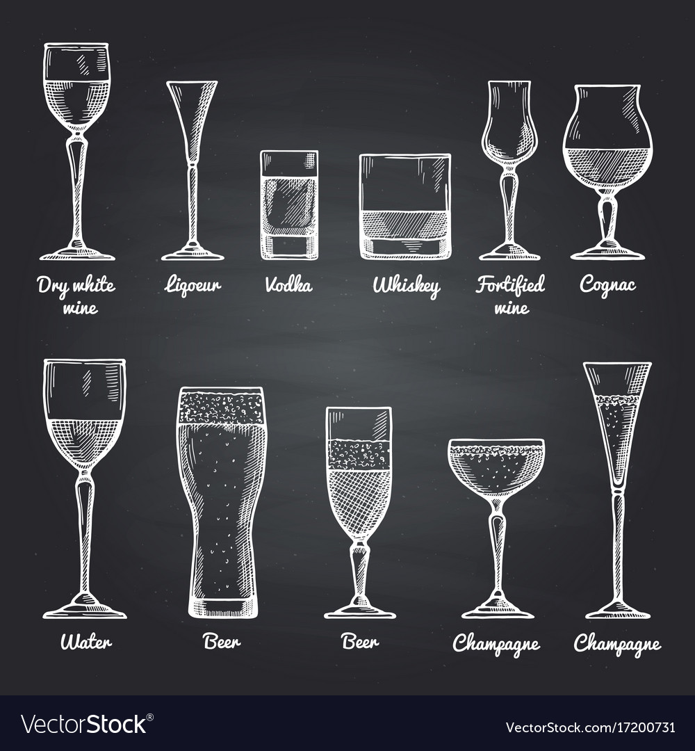 Alcohol Drinking Glasses