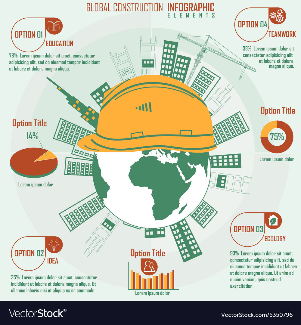 Construction Infographic Set Royalty Free Vector Imag - vrogue.co