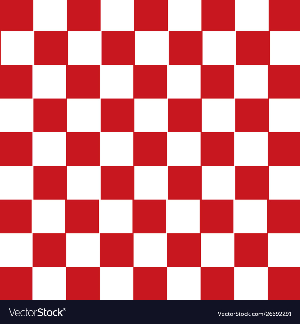 Red and white checkered background Royalty Free Vector Image