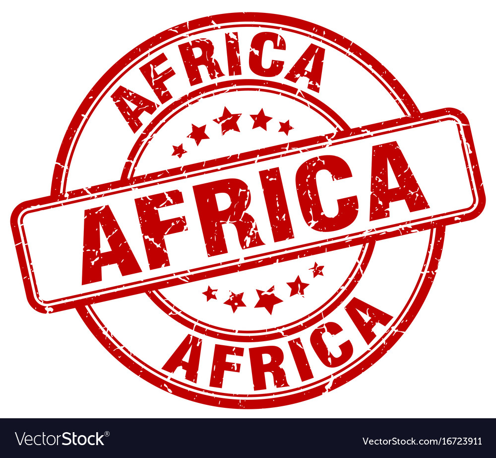 Africa stamp Royalty Free Vector Image - VectorStock