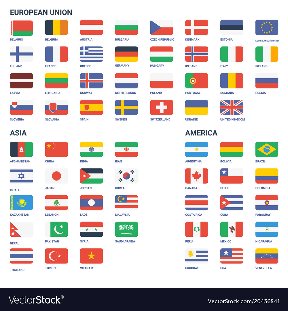 Flags Of Around The World