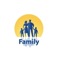 Family logo design template people or society icon