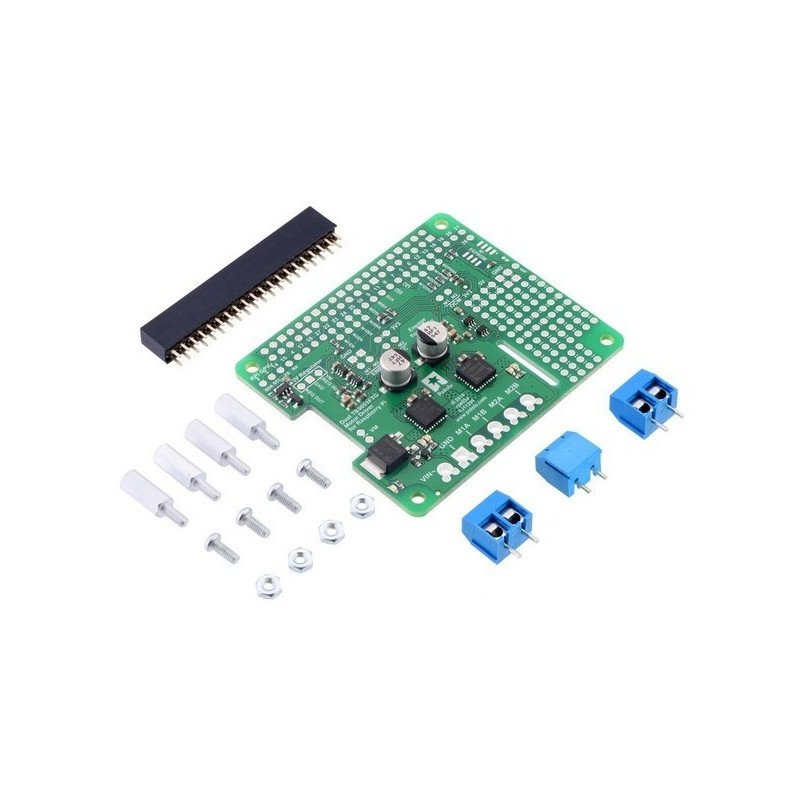 Dual TB9051FTG Motor Driver for Raspberry Pi (Partial Kit)