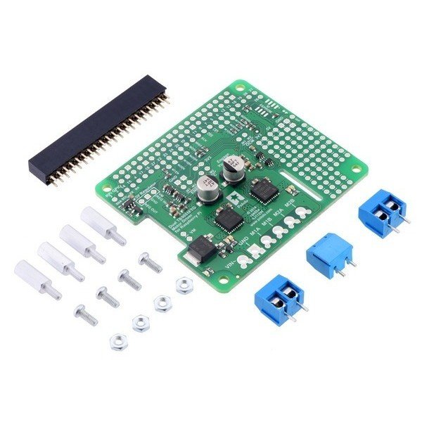 Dual TB9051FTG Motor Driver for Raspberry Pi (Partial Kit)