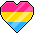 PansexualHeart Discord Emoji