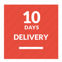 day, delivery, guarantee, label