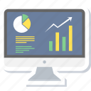 progress, graph, chart, computer, diagram, screen, statistics