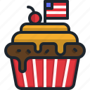 cupcake, baked, bakery, muffin, usa, sweet