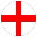 circle, country, england, flag, george&#x27;s cross