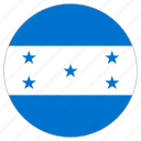 circle, country, flag, honduras